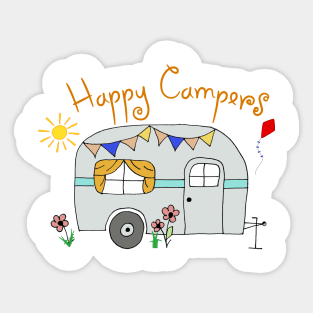 Happy Campers Sticker